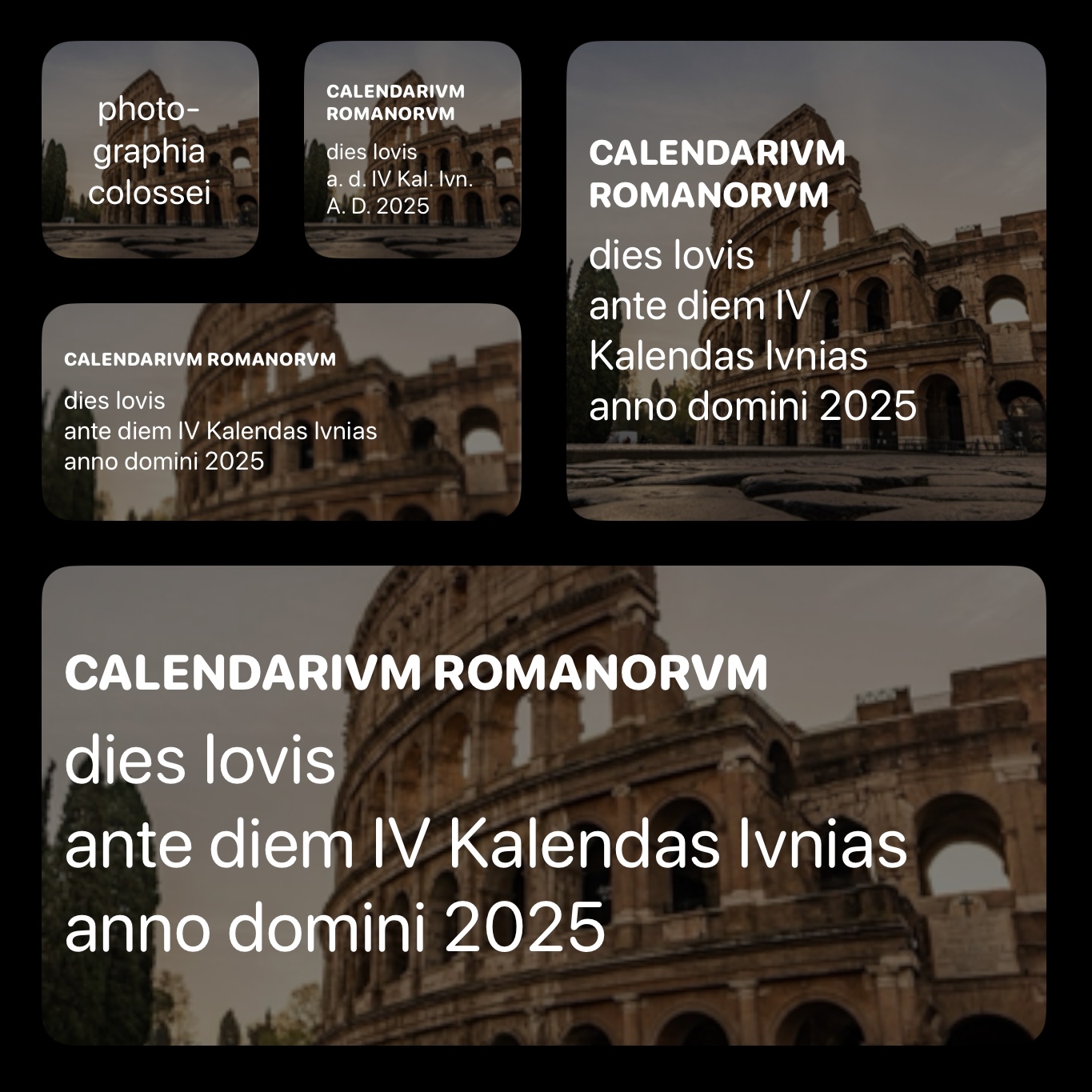 iOS-Widget Kolosseum